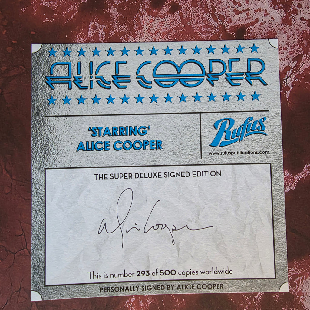Starring Alice Cooper - Super Deluxe Signed Edition