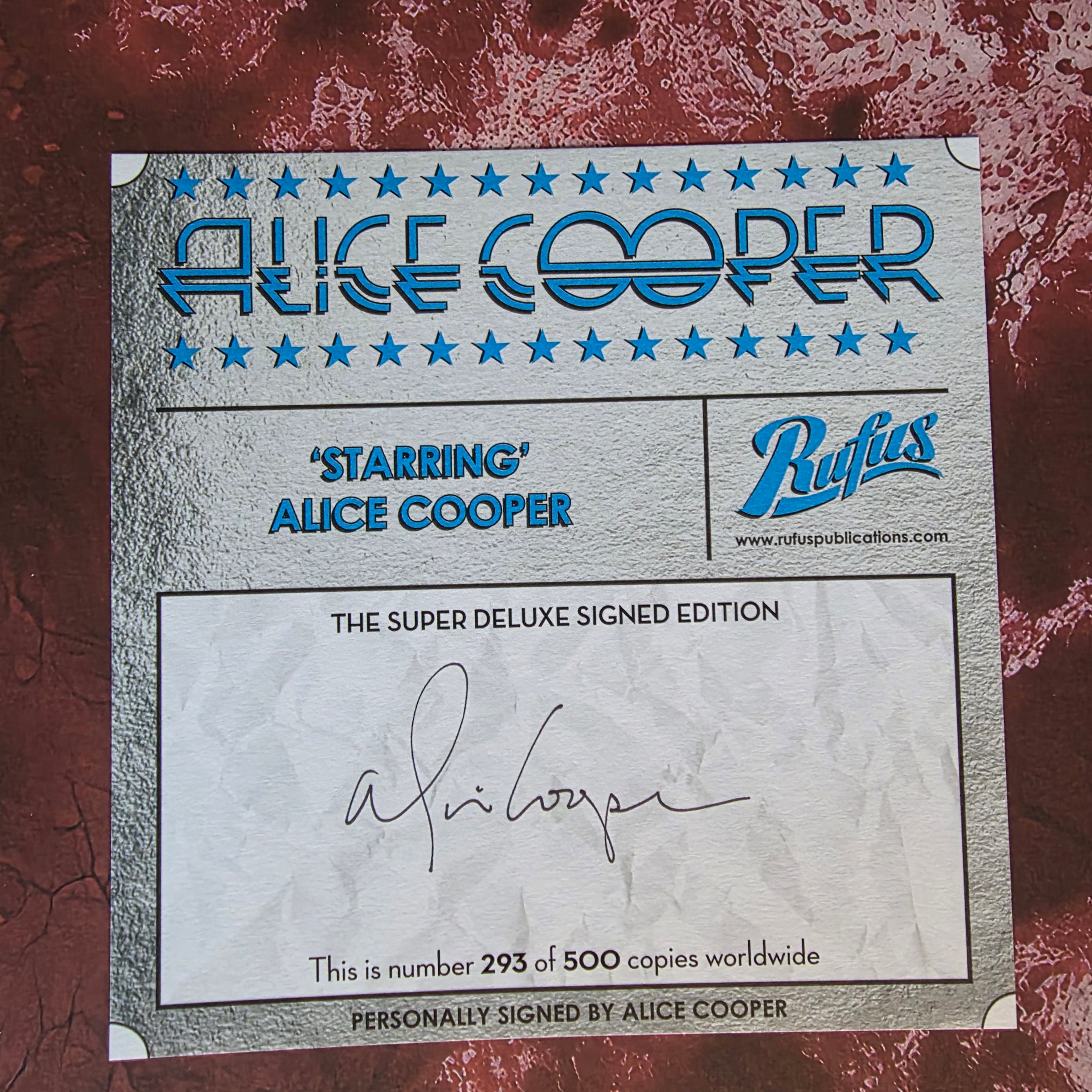 Starring Alice Cooper - Super Deluxe Signed Edition